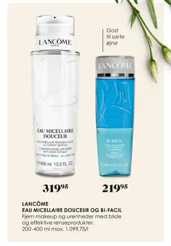 Lancome renseprodukter