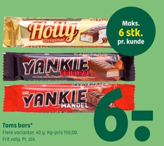 Coop 365 Holly chokoladebar tilbud