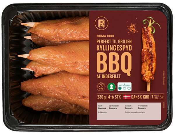 Rema 1000 Kyllingespyd med bbq, 230 g tilbud