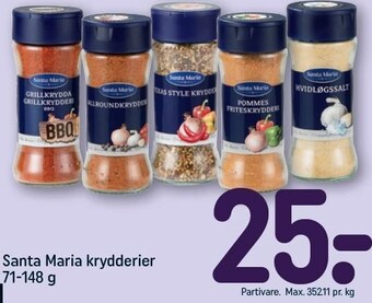 REMA 1000 Santa maria krydderier tilbud