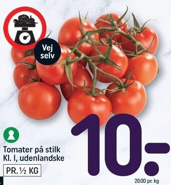 REMA 1000 Tomater på stilk tilbud