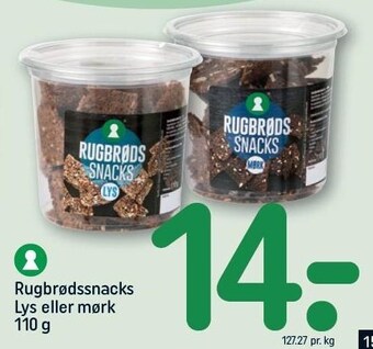 REMA 1000 Rugbrødssnacks tilbud