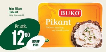 Min Købmand Buko pikant flødeost tilbud