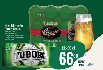 Min Købmand Grøn tuborg eller tuborg classic tilbud
