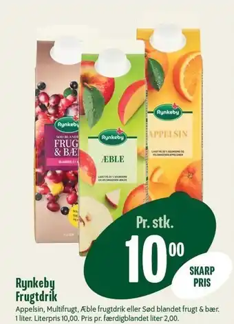 Min Købmand Rynkeby frugtdrik tilbud