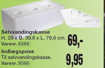 Harald Nyborg Selvvandingskasse eller indlægspose tilbud