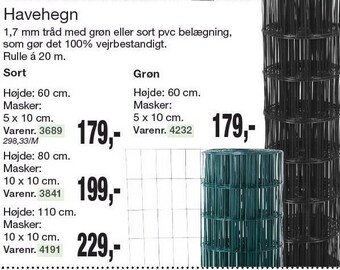 Harald Nyborg Havehegn tilbud