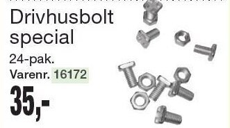 Harald Nyborg Drivhusbolt special tilbud
