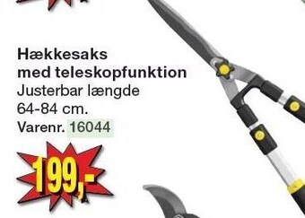 Harald Nyborg Hækkesaks med teleskopfunktion tilbud