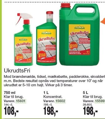 Harald Nyborg Ukrudtsfri tilbud