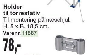 Harald Nyborg Holder til tørrestativ tilbud