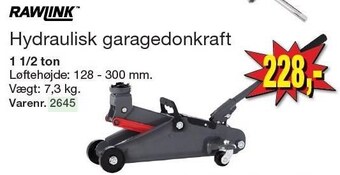 Rawlink hydraulisk garagedonkraft