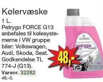 Harald Nyborg Orlen oil kølervæske tilbud