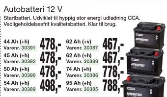 Harald Nyborg Branford autobatteri 12 v tilbud