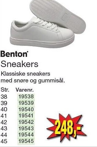Harald Nyborg Benton sneakers tilbud