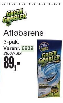 Harald Nyborg Green gobbler afløbsrens tilbud