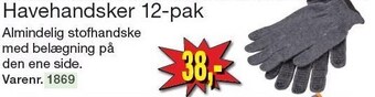 Harald Nyborg Havehandsker 12-pak tilbud