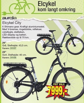 Harald Nyborg Aurelia elcykel city tilbud