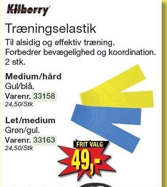Harald Nyborg Kilberry træningselastik tilbud