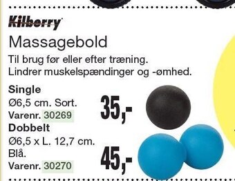 Harald Nyborg Kilberry massagebold tilbud