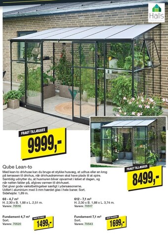 Harald Nyborg Qube lean-to tilbud