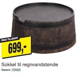 Harald Nyborg Sokkel til regnvandstønde tilbud