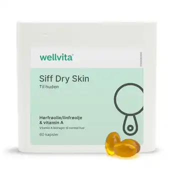 Wellvita siff dry skin - 60 kapsler - a-vitamin til dine slimhinder