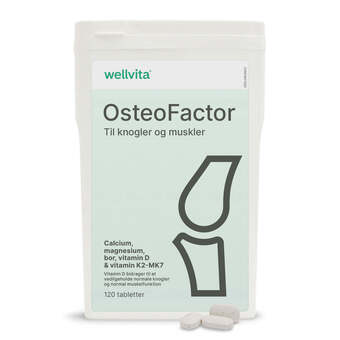 Wellvita Wellvita osteofactor - 120 tabletter - til knogler og muskler tilbud