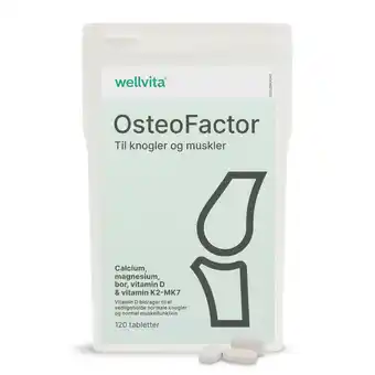 Wellvita osteofactor - 120 tabletter - til knogler og muskler