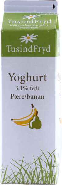 Rema 1000 Pære/banan yoghurt, 1 kg tilbud