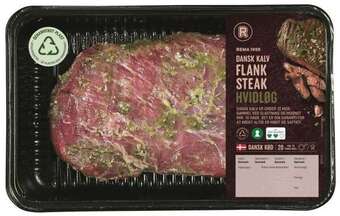 Rema 1000 Kalve flanksteak, 0.5 kg tilbud
