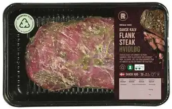 REMA 1000 Kalve flanksteak, 0.5 kg tilbud