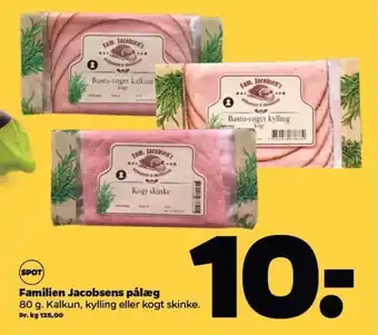 Netto Familien Jacobsen Pålæg tilbud