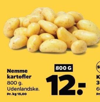 Netto Nemme Kartofler tilbud