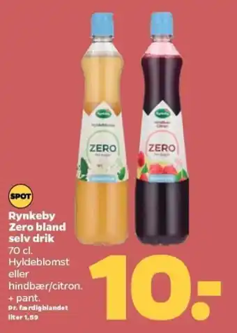 Netto Rynkeby Zero Bland Selv Drik tilbud