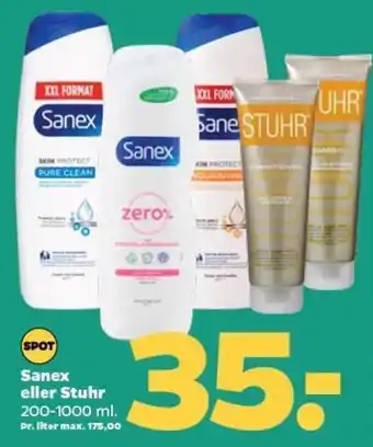 Netto Sanex eller Stuhr tilbud