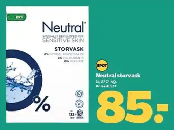 Netto Neutral Storvask tilbud