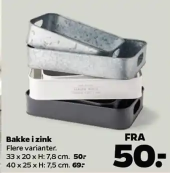 Netto Bakke i Zink tilbud