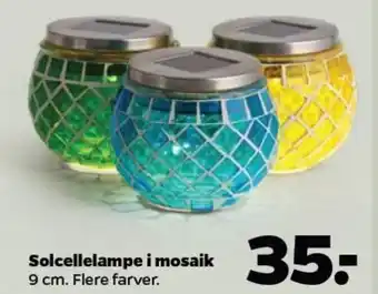 Netto Solcellelampe i Mosaik tilbud