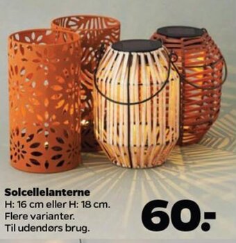 Netto Solcellelanterne tilbud