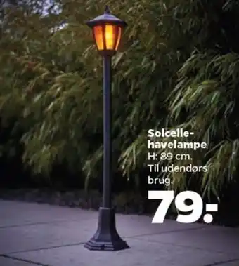 Netto Solcellehavelampe tilbud