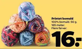 Netto Printet Bomuld tilbud