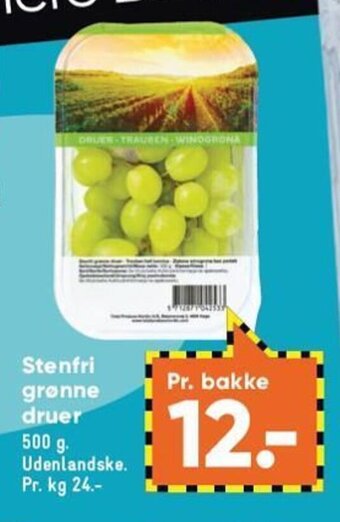 Bilka Stenfri Grønne Druer tilbud