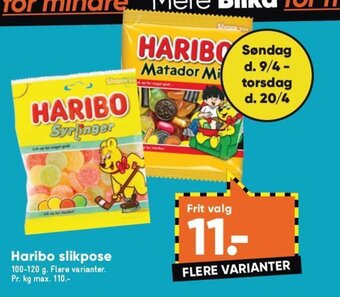 Bilka Haribo Slikpose tilbud