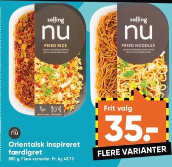 Bilka Orientalsk Inspireret Færdigret tilbud