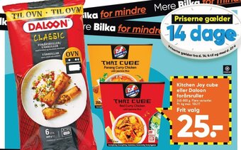Bilka Kitchen Joy Cube eller Daloon Forårsruller tilbud