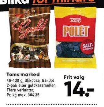 Bilka Toms Marked tilbud