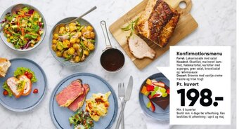 Bilka Konfirmationsmenu tilbud