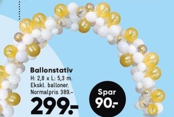 Bilka Ballonstativ tilbud
