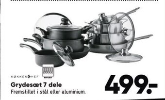 Bilka Grydesæt 7 Dele tilbud